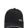 Kappe aus Baumwolltwill mit Kontrastbesatz und gesticktem Logo Kappe aus Baumwolltwill mit Kontrastbesatz und gesticktem Logo