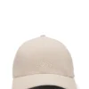 Kappe aus Leinen mit gesticktem Logo