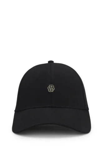 Kappe aus Stretch-Baumwolle mit Double-B-Monogramm