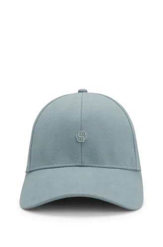 Kappe aus Stretch-Baumwolle mit Double-B-Monogramm