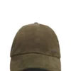 Kappe aus Wildleder mit Metall-Logo-Niete