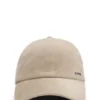 Kappe aus Wildleder mit Metall-Logo-Niete