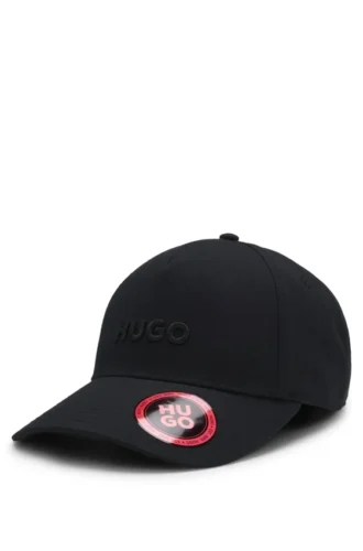 Kappe mit gesticktem Logo aus Baumwolltwill