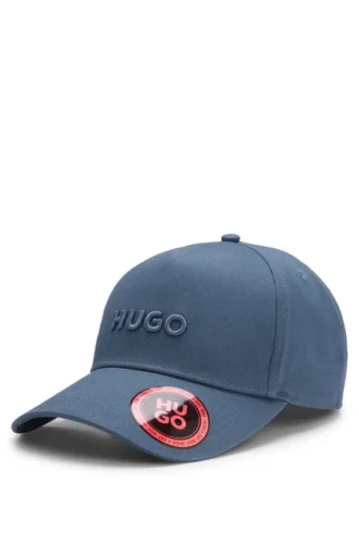 Kappe mit gesticktem Logo aus Baumwolltwill