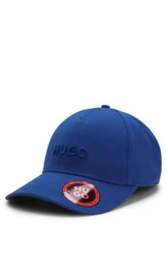 Kappe mit gesticktem Logo aus Baumwolltwill