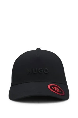Kappe mit gesticktem Logo aus Baumwolltwill