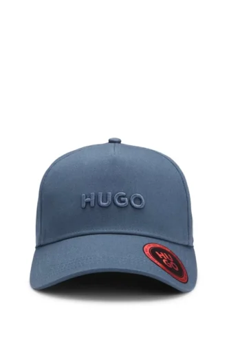 Kappe mit gesticktem Logo aus Baumwolltwill
