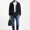 Kapuzenjacke in Regular-Fit mit wasserabweisender Ausrüstung