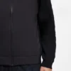 Kapuzenpullover mit Reißverschluss und ton-in-ton strukturiertem Jacquard Kapuzenpullover mit Reißverschluss und ton-in-ton strukturiertem Jacquard