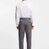 Karierte Hose in Modern-Fit aus Stretchstoff