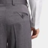 Karierte Hose in Modern-Fit aus Stretchstoff