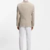 Karierte Jacke in Regular-Fit aus komfortablem Stretchstoff