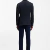 Karierte Slim-Fit-Jacke aus Baumwollmischung