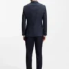 Karierte Slim-Fit-Jacke aus Schurwolle