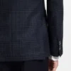 Karierte Slim-Fit-Jacke aus Schurwolle