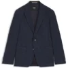 Karierte Slim-Fit-Jacke aus Schurwolle