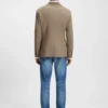 Karierte Slim-Fit-Jacke aus Stretch-Bekleidung