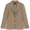Karierte Slim-Fit-Jacke aus Stretch-Bekleidung