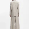 Karierter Blazer in Regular-Fit aus Stretch-Wolle