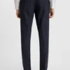 Karierter dreiteiliger Anzug in Extra-Slim-Fit aus Stretchstoff