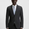Karierter Slim-Fit-Anzug aus Stretch-Wolle