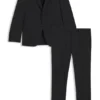 Karierter Slim-Fit-Anzug aus Stretch-Wolle