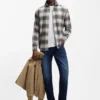 Kariertes Hemd in lockerer Passform aus Baumwollflanell