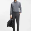 Kariertes Hemd in Regular-Fit aus Performance-Stretch-Material