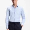 Kariertes Slim-Fit-Hemd aus Performance-Stretch-Material