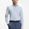 Kariertes Slim-Fit-Hemd aus Performance-Stretch-Material