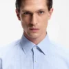 Kariertes Slim-Fit-Hemd aus Performance-Stretch-Material