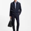 Kariertes Slim-Fit-Hemd aus Performance-Stretch-Material