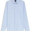 Kariertes Slim-Fit-Hemd aus Performance-Stretch-Material