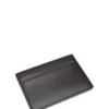 Kartenetui aus Leder mit Logo-Print