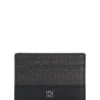 Kartenetui mit gestapeltem Logo und Monogramm-Print