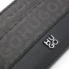Kartenetui mit gestapeltem Logo und Monogramm-Print
