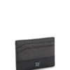 Kartenetui mit gestapeltem Logo und Monogramm-Print