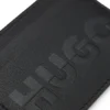Kartenetui mit geteiltem Logo aus mattem Leder