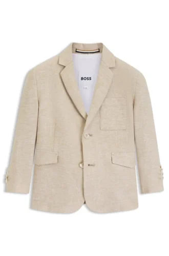 Kinder-Anzugjacke aus Leinenmischung