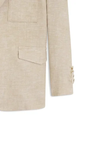 Kinder-Anzugjacke aus Leinenmischung