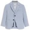 Kinder-Anzugjacke aus Stretch-Stoff mit Hahnentrittmuster