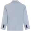 Kinder-Anzugjacke aus Stretch-Stoff mit Hahnentrittmuster