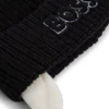 Kinder-Beanie mit Logo und Kunstfellfutter Kinder-Beanie mit Logo und Kunstfellfutter