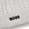 Kinder-Beanie mit Zopfmuster Kinder-Beanie mit Zopfmuster
