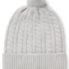 Kinder-Beanie mit Zopfmuster Kinder-Beanie mit Zopfmuster