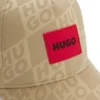 Kinder-Cap aus Baumwolltwill mit übereinanderliegenden Logos