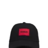 Kinder-Cap aus Baumwolltwill mit rotem Logo-Etikett