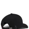 Kinder-Cap aus Baumwolltwill mit rotem Logo-Etikett
