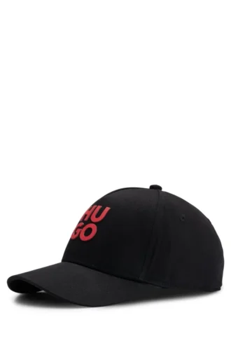 Kinder-Cap mit gestapeltem Logo aus Baumwolltwill