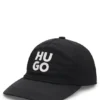 Kinder-Cap mit gestapeltem Logo aus Crinkle-Stoff